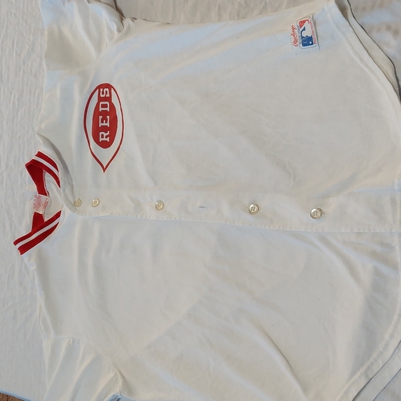 Vintage Cincinnati Reds Baseball Jersey XL Rawlings Purchased Around 1990 - Picture 2 of 5